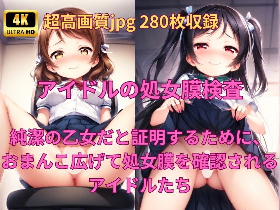 アイドル養成学校の処女膜検査【Fetish AI】