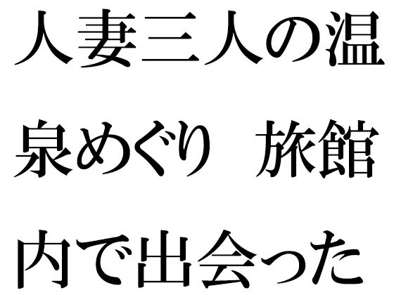 人妻三人の温泉めぐり 旅館内で出会った男の子と【逢瀬のひび】