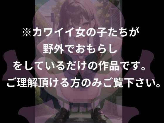 ※カワイイ女の子たちが野外でおもらしをしているだけの作品です。ご理解頂ける方のみご覧下さい。【TKサークル】