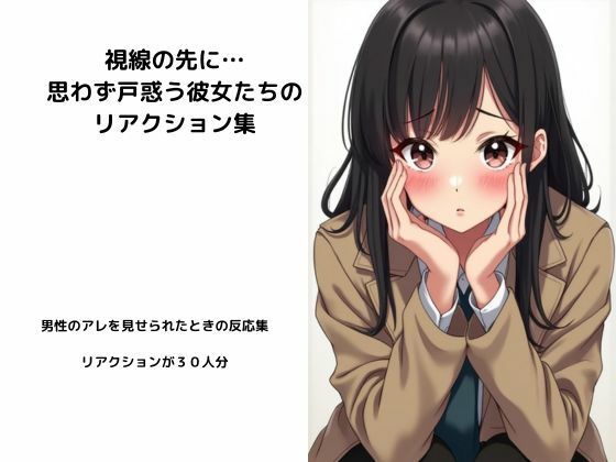 視線の先に…思わず戸惑う彼女たちのリアクション集【妄想画房】