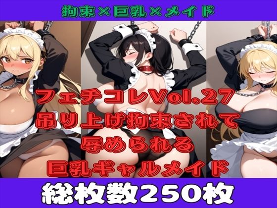 【微エロ】フェチコレVol.27 吊り上げ拘束されて辱められるメイド（黒髪＆ギャル）【総枚数250枚】【満点星】