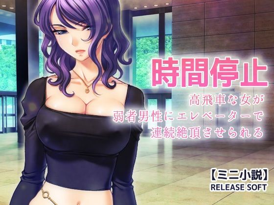 時間停止〜高飛車な女が弱者男性にエレベーターで連続絶頂させられる【Hentai Girls】